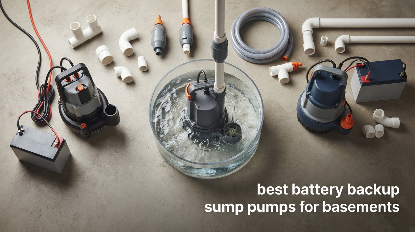 best battery backup sump pumps for basements
