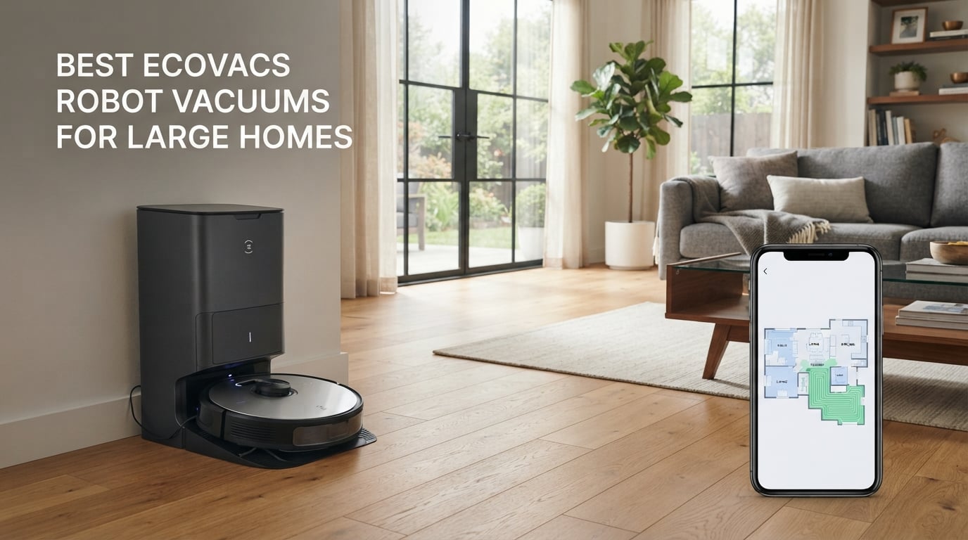 best ecovacs robot vacuums for large homes
