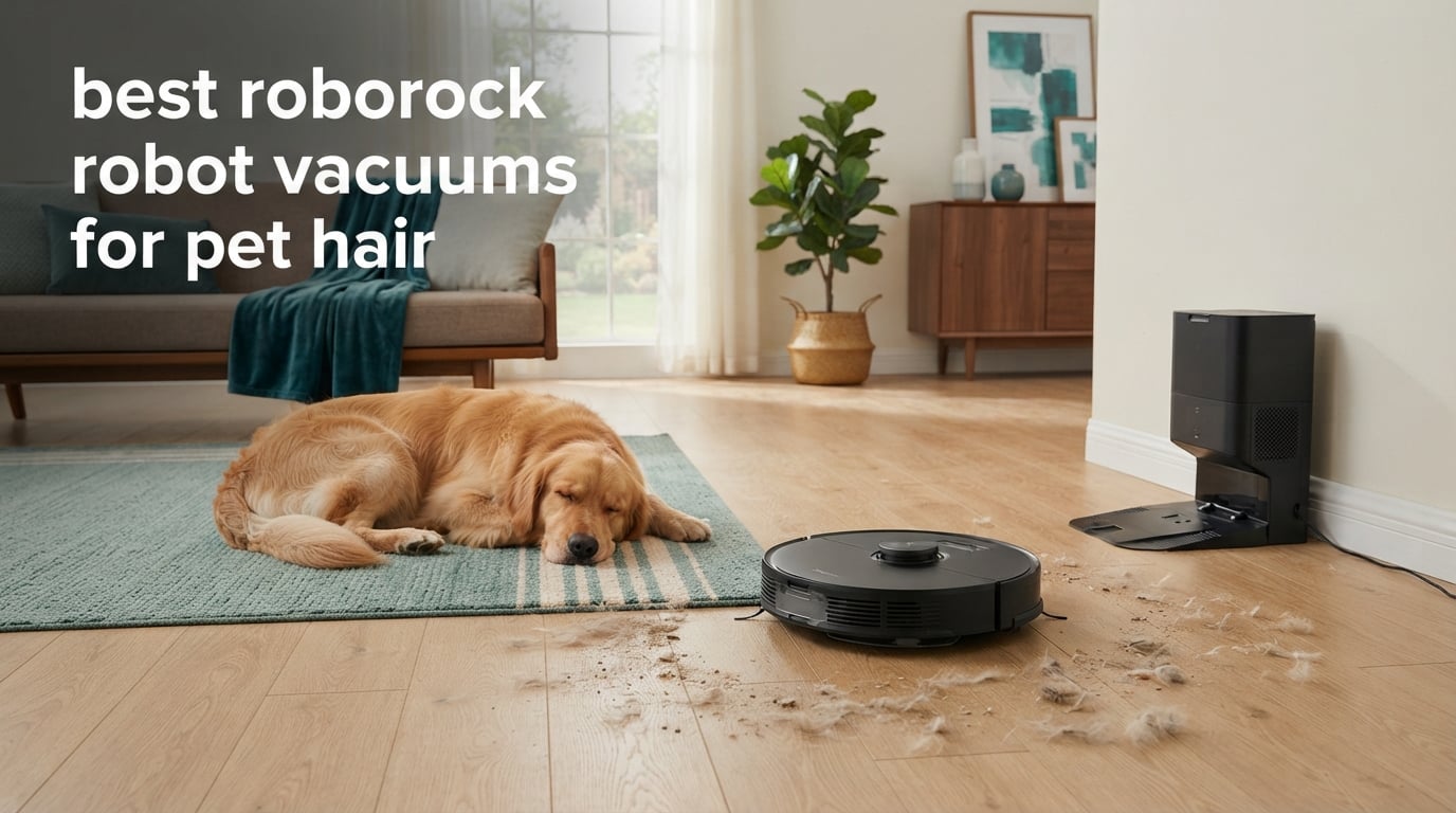 best roborock robot vacuums for pet hair