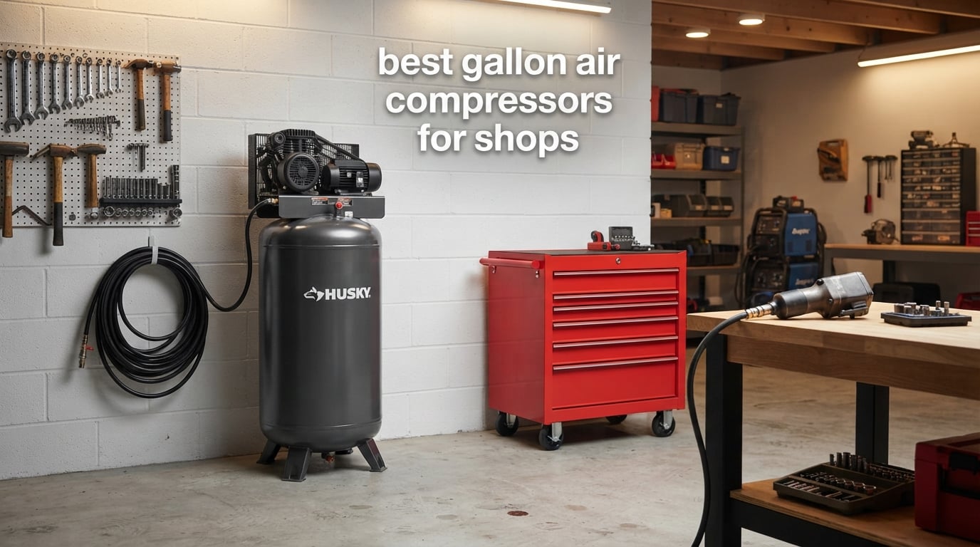 best 60 gallon air compressors for shops