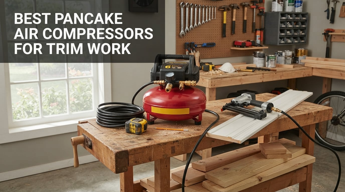 best pancake air compressors for trim work