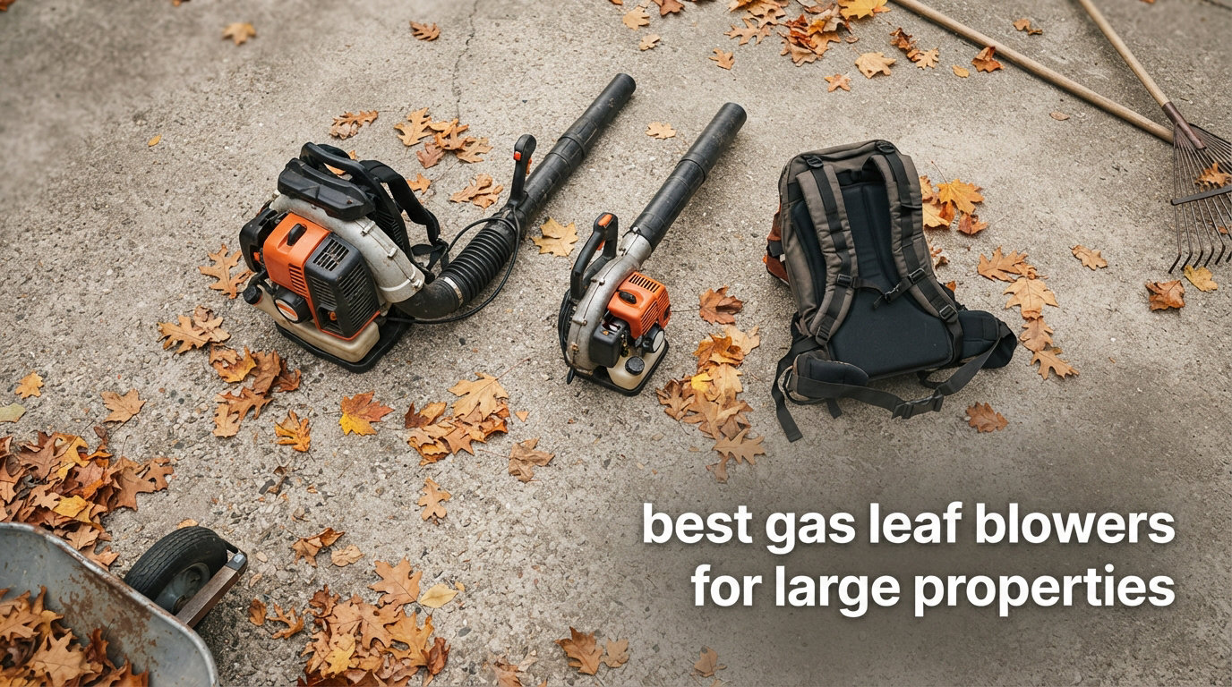 best gas leaf blowers for large properties
