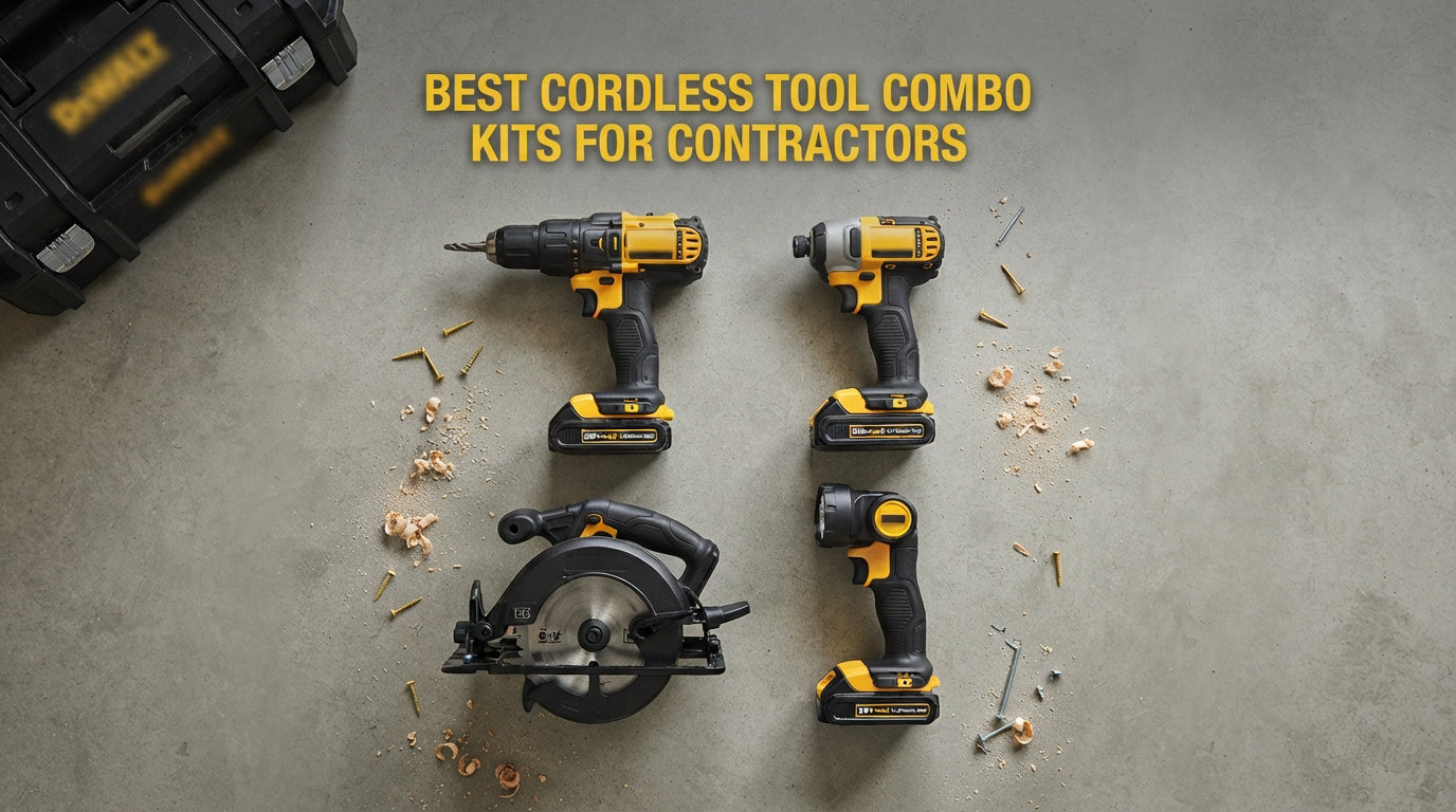best dewalt cordless tool combo kits for contractors