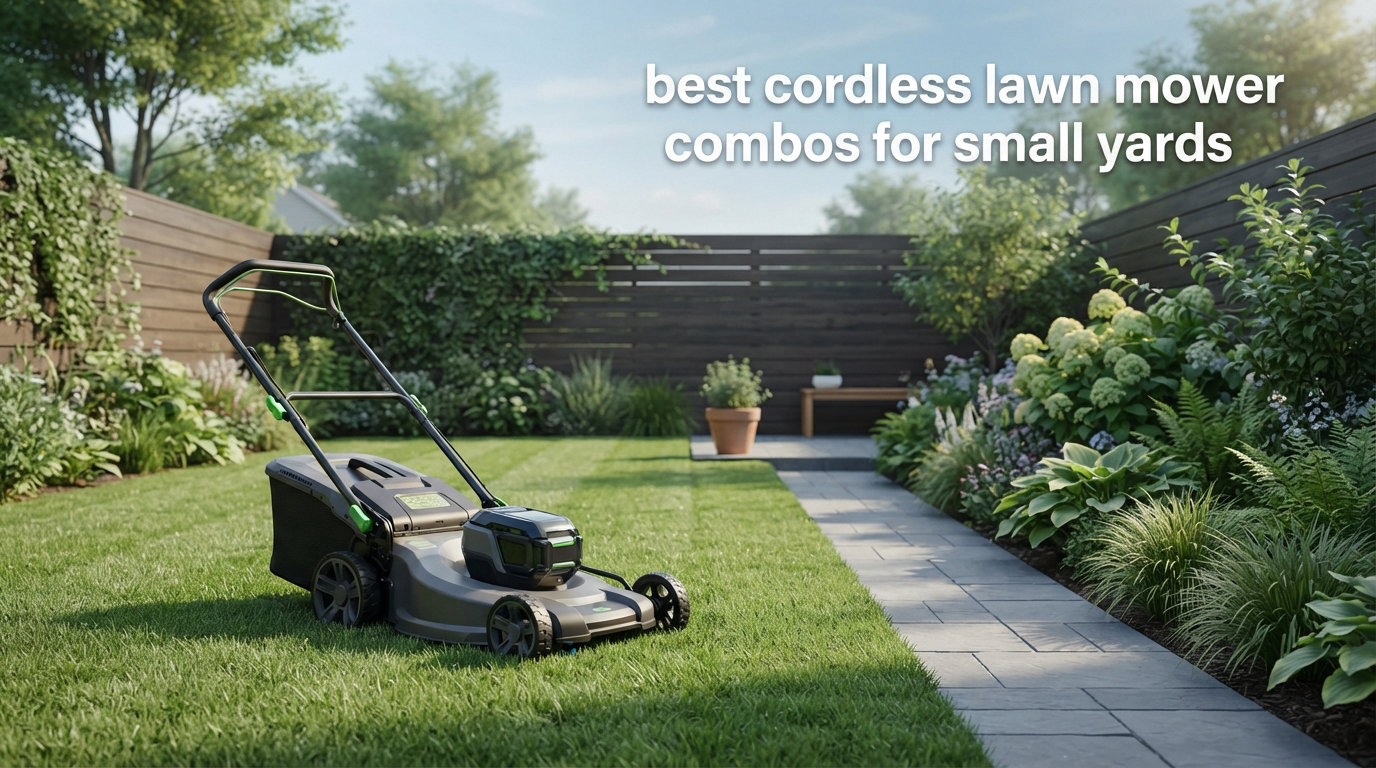best cordless lawn mower combos for small yards