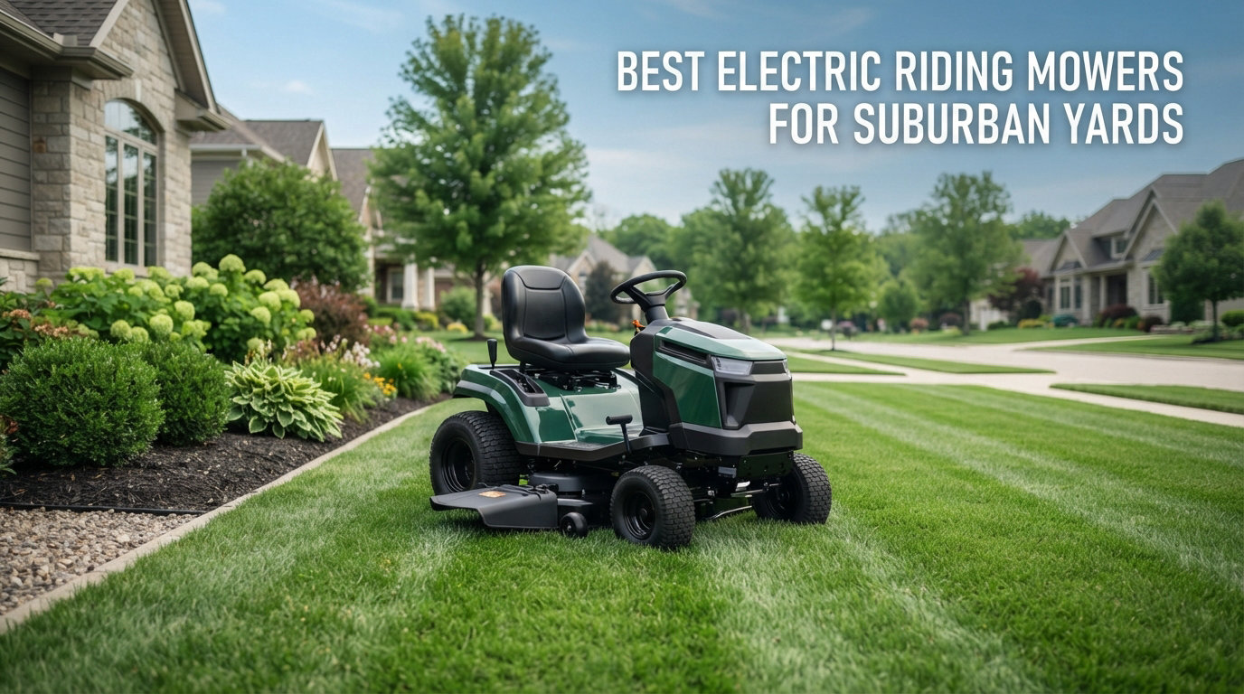 best electric riding mowers for suburban yards