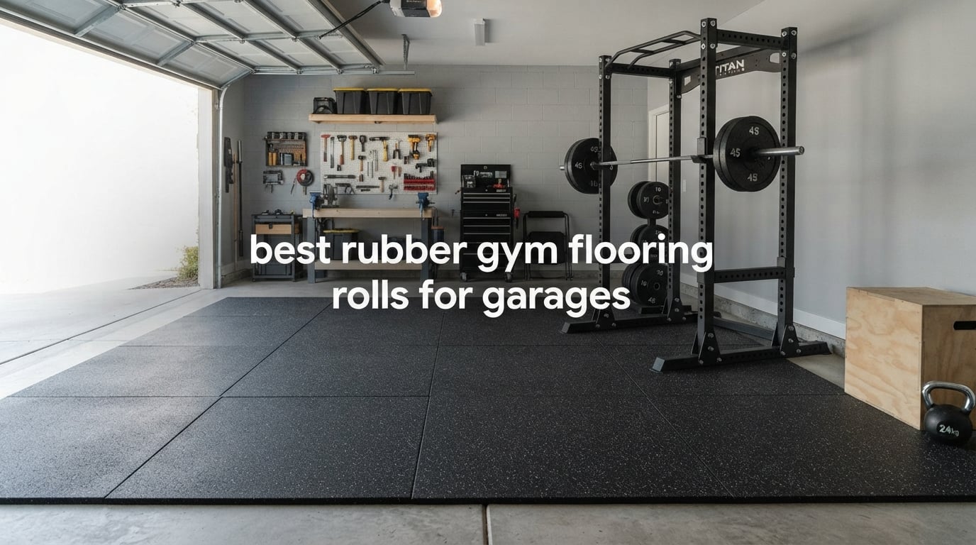 best rubber gym flooring rolls for garages