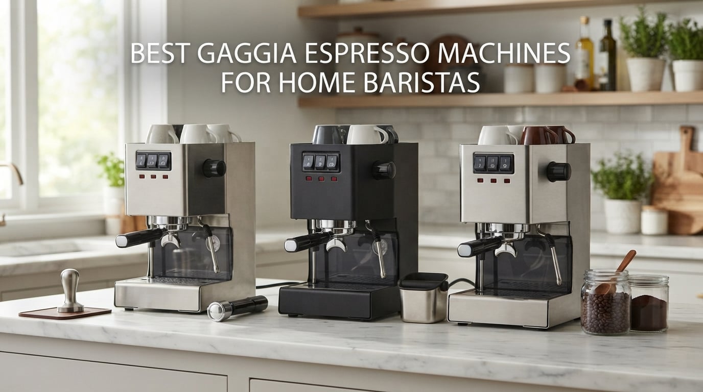 best gaggia espresso machines for home baristas