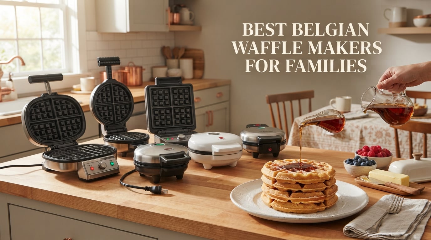 best belgian waffle makers for families