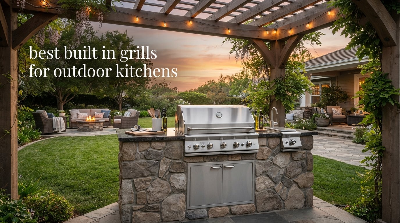 best built in grills for outdoor kitchens