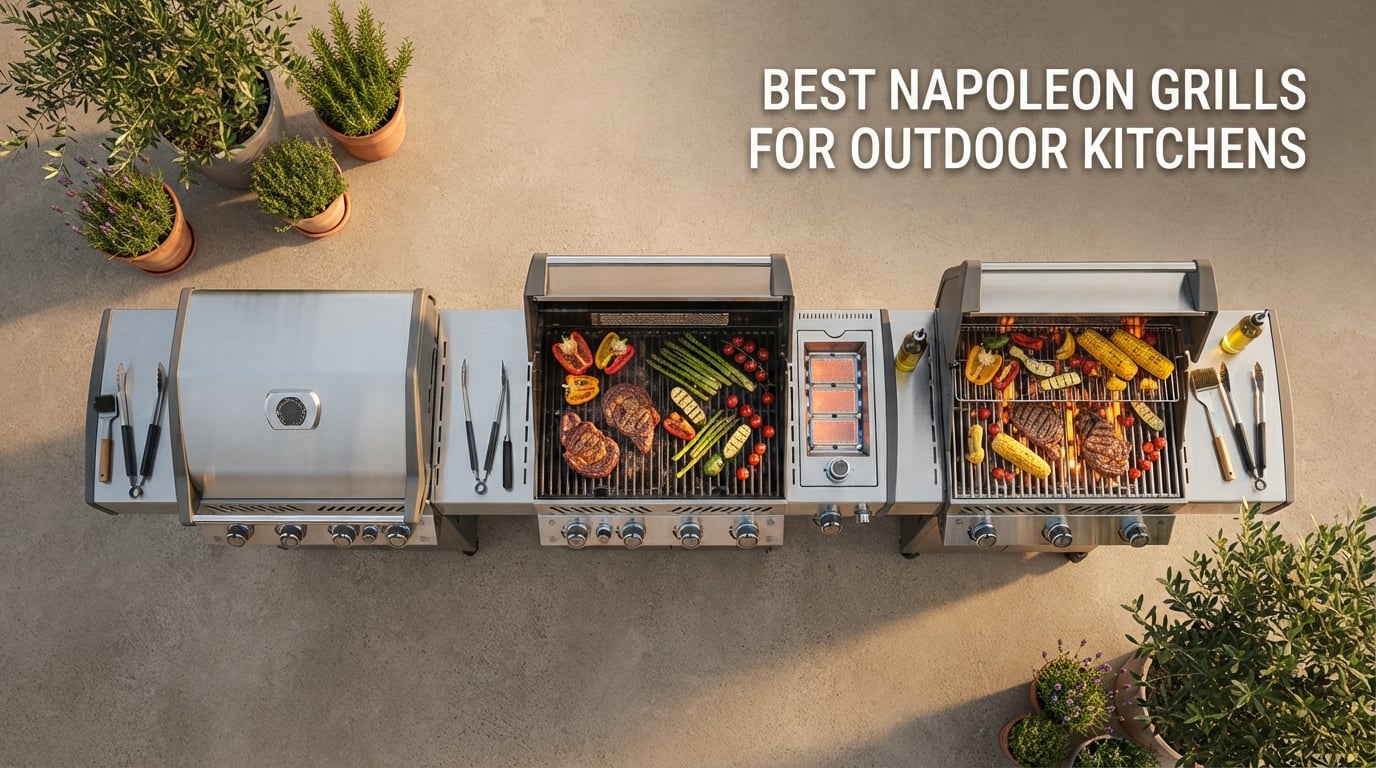best napoleon grills for outdoor kitchens