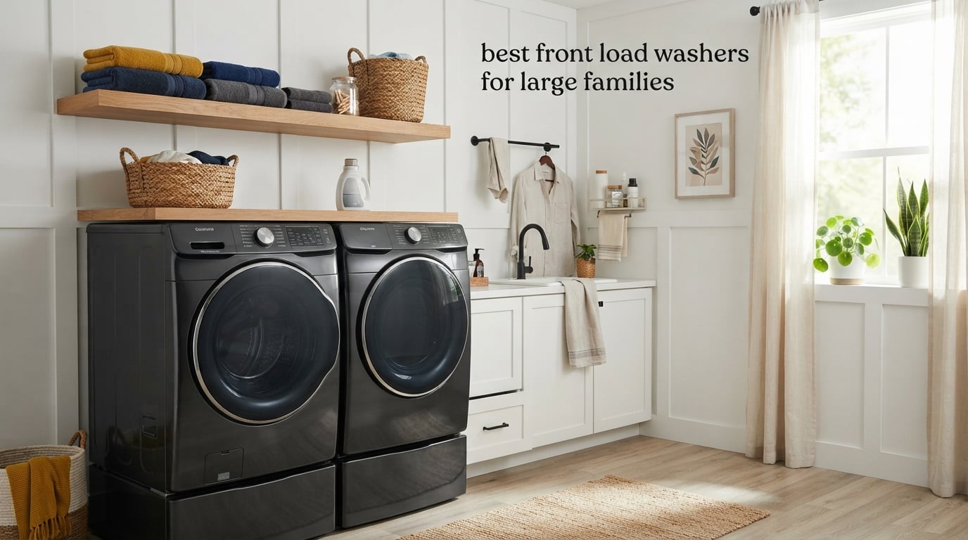 best front load washers for large families
