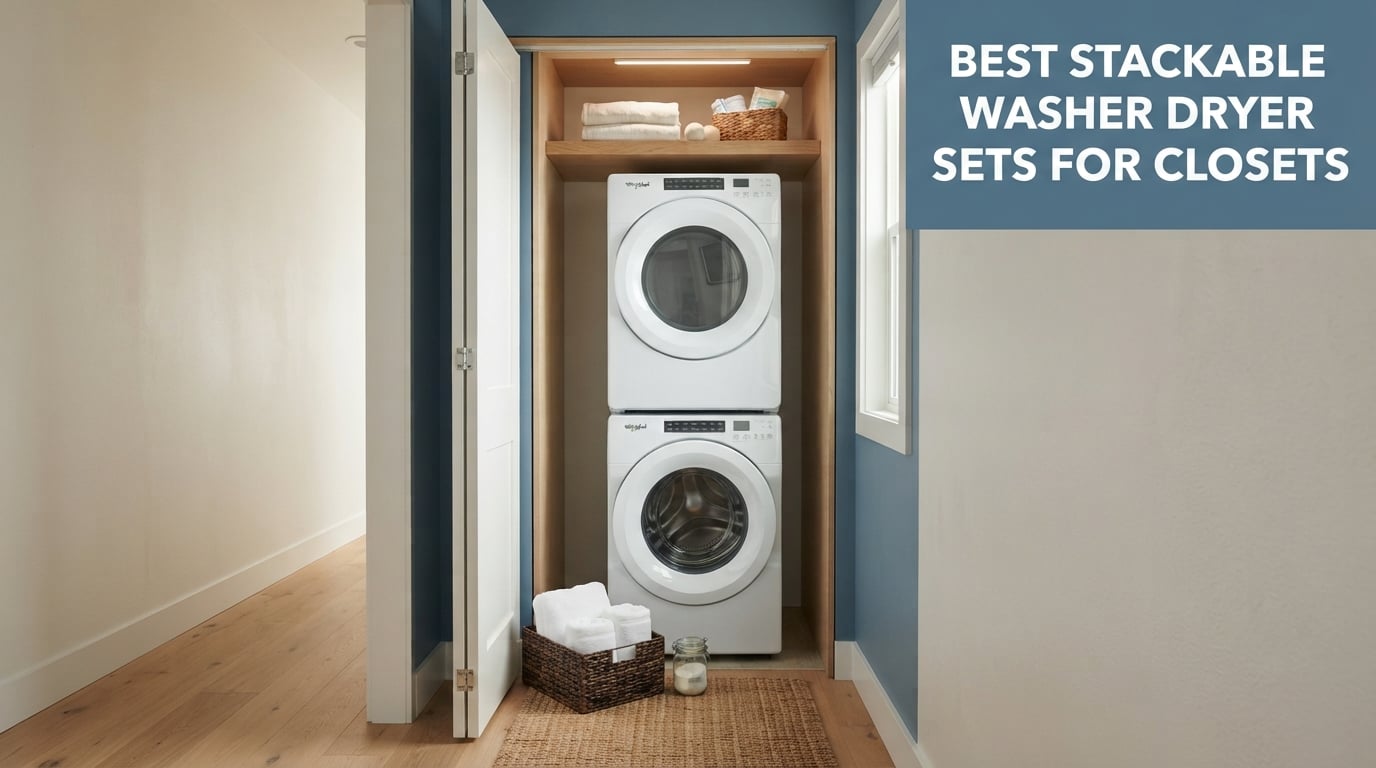best stackable washer dryer sets for closets