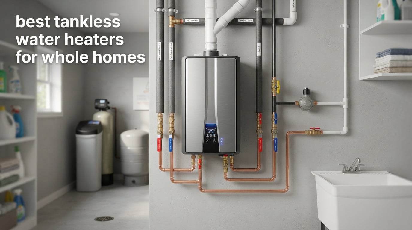 best tankless water heaters for whole homes