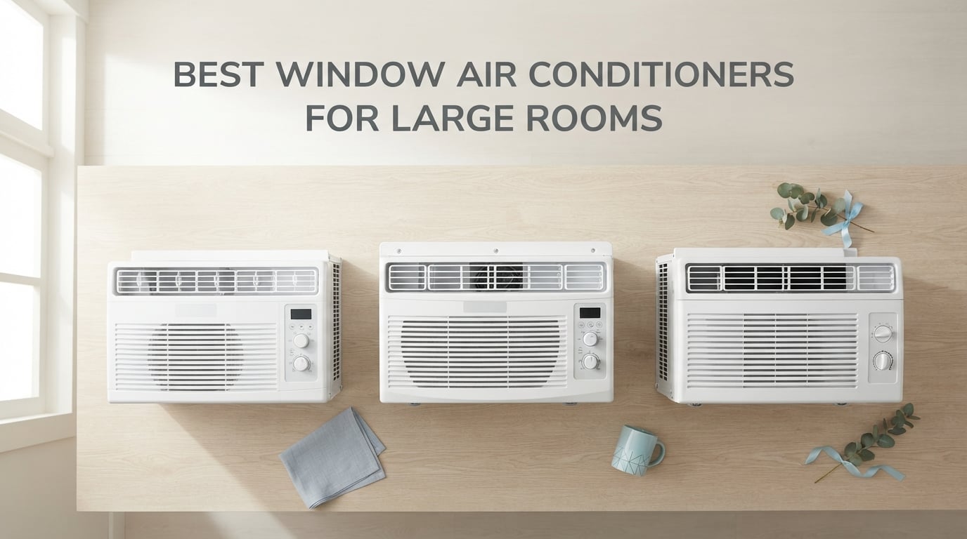 best window air conditioners for large rooms