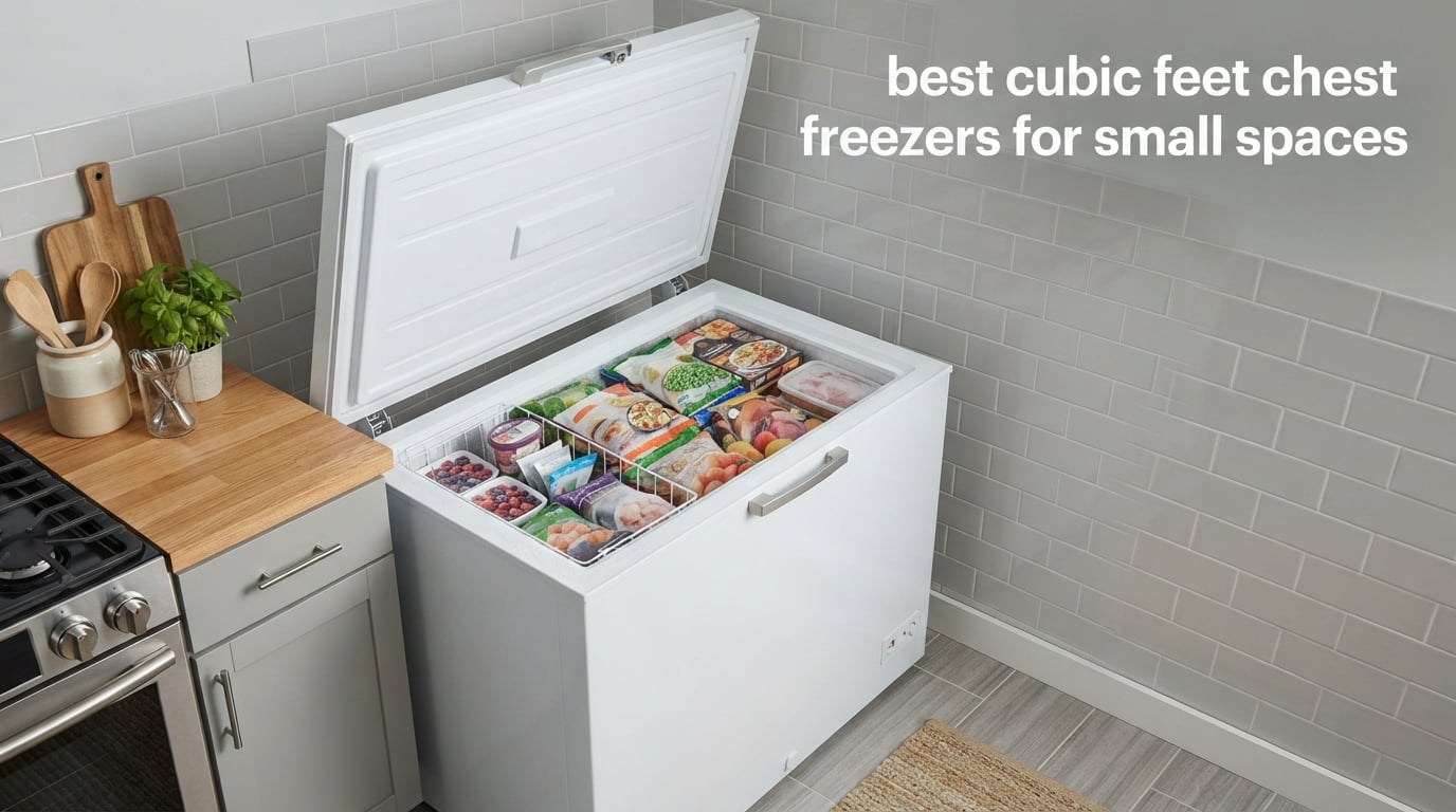 best 7 cubic feet chest freezers for small spaces