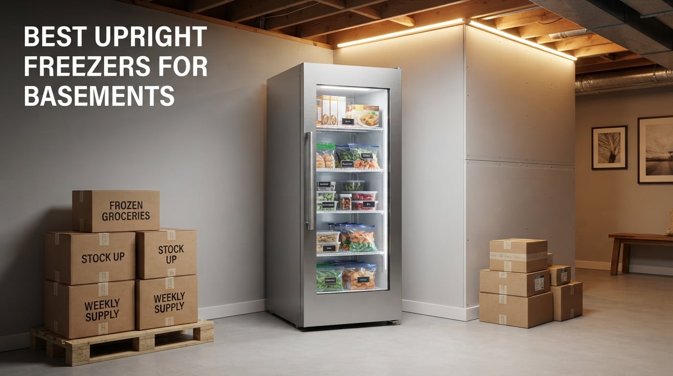 best upright freezers for basements