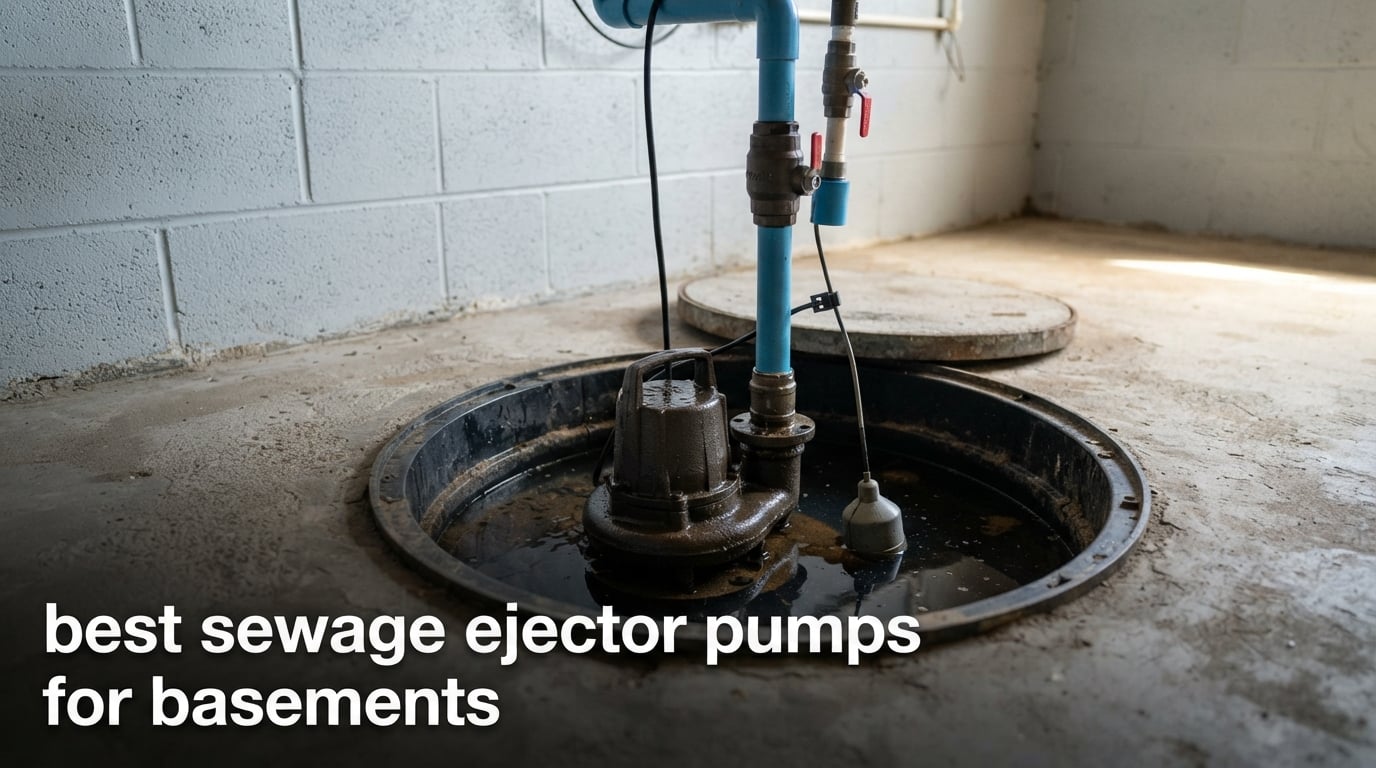 best sewage ejector pumps for basements