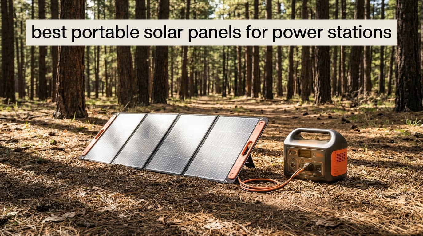 best portable solar panels for power stations