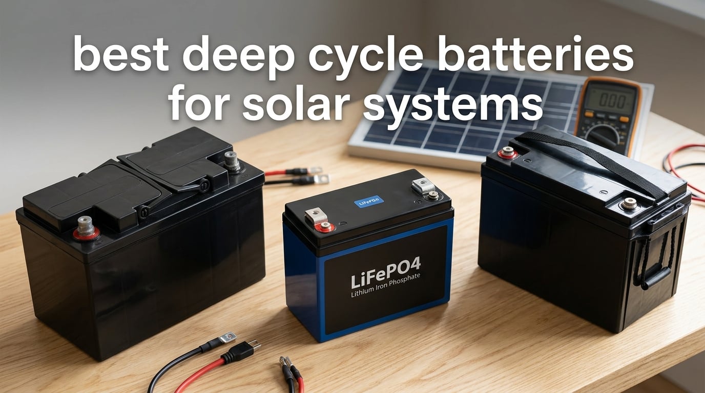 best deep cycle batteries for solar systems
