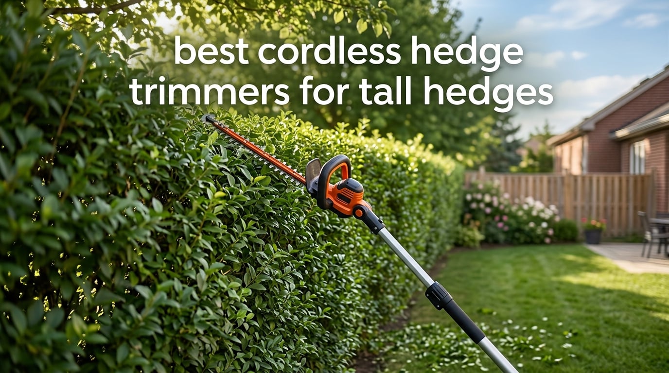 best cordless hedge trimmers for tall hedges