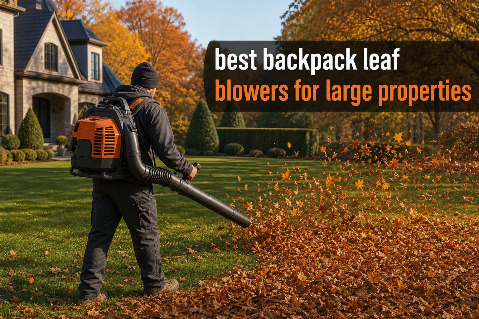 best backpack leaf blowers for large properties