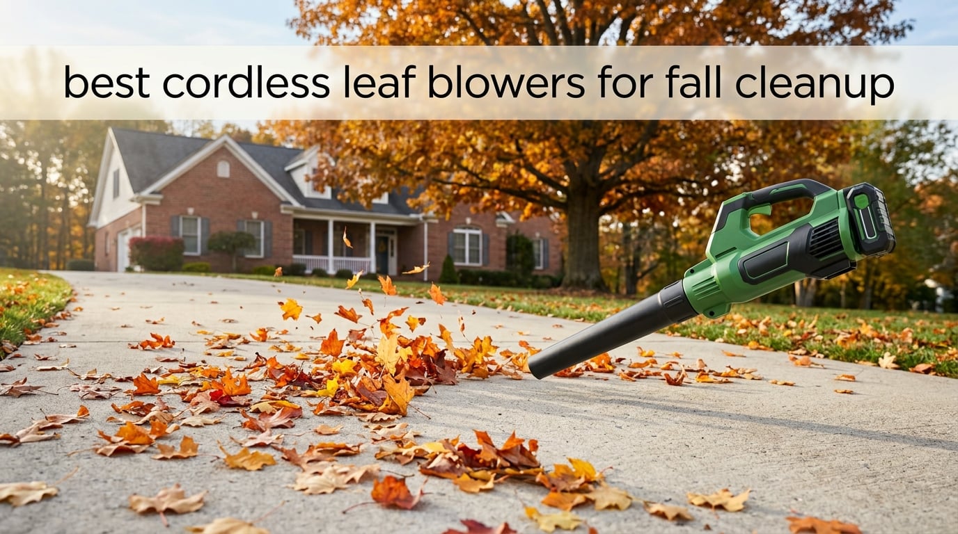 best cordless leaf blowers for fall cleanup