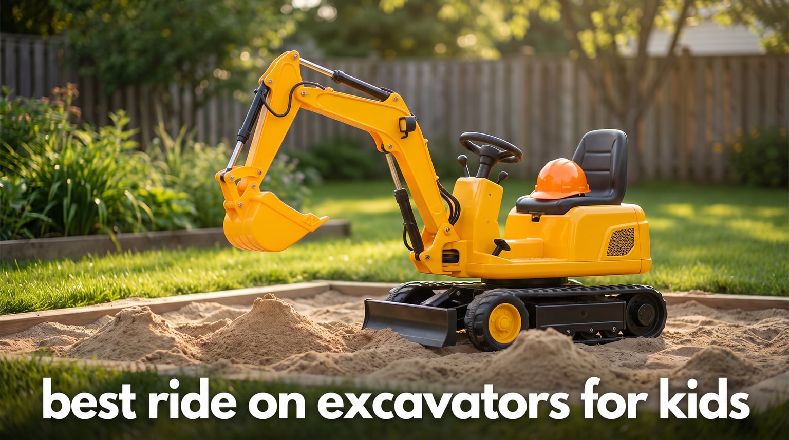 best ride on excavators for kids