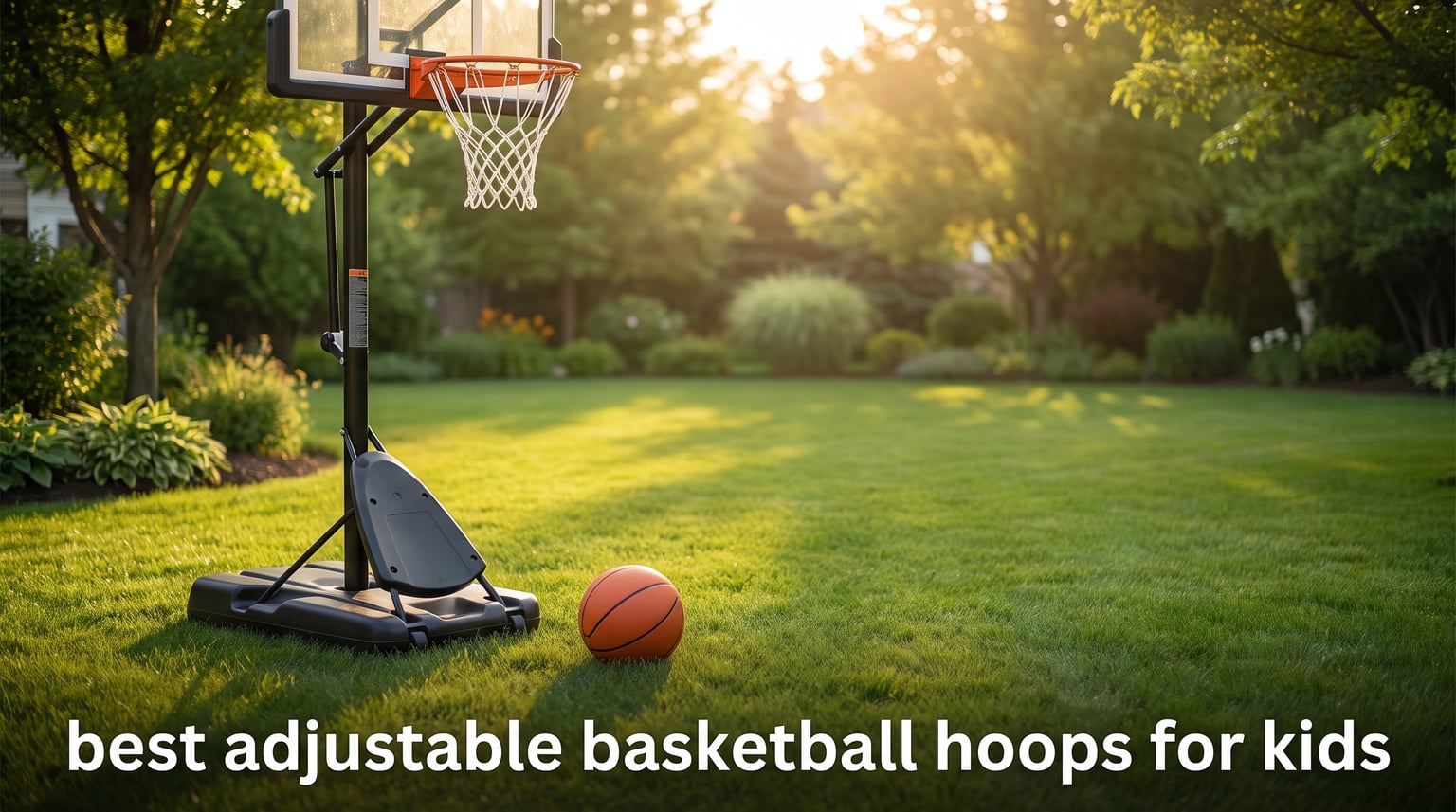best adjustable basketball hoops for kids