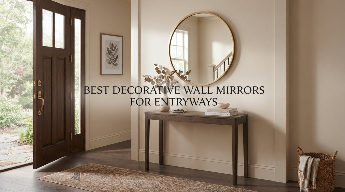 best decorative wall mirrors for entryways