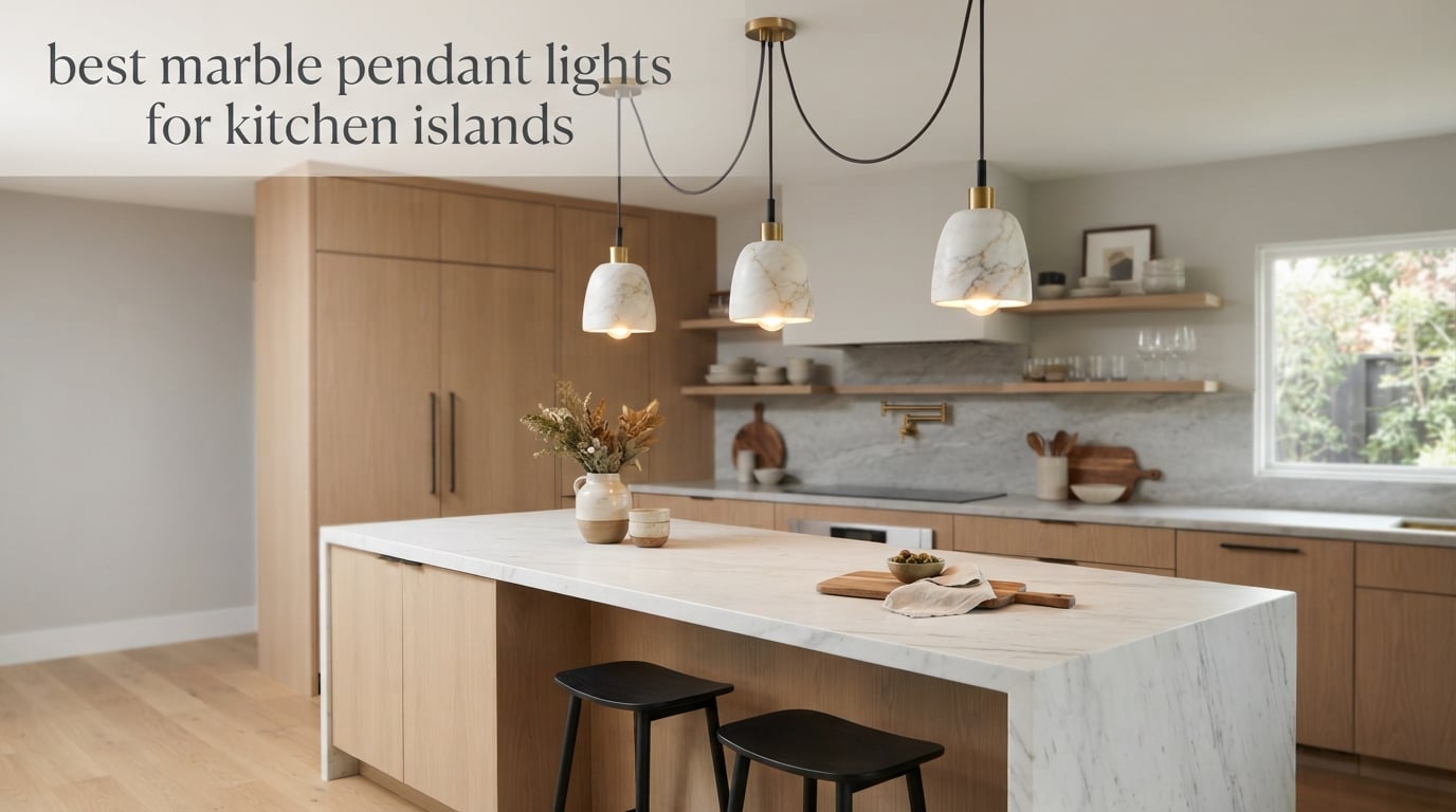 best marble pendant lights for kitchen islands