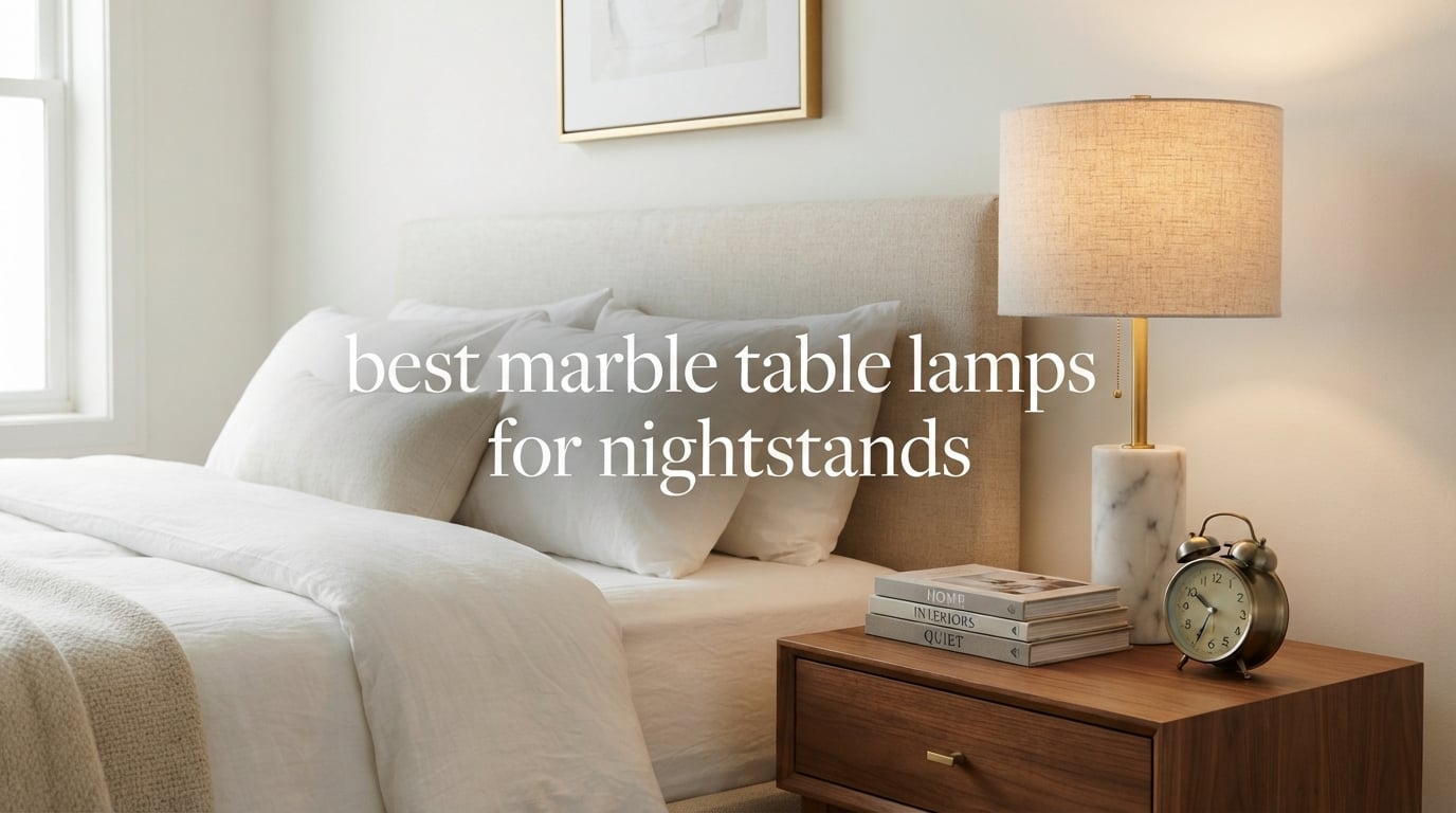 best marble table lamps for nightstands