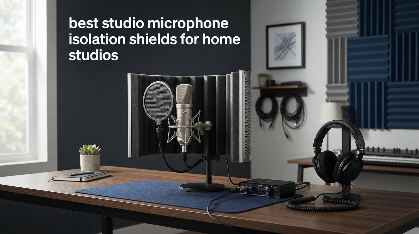 best studio microphone isolation shields for home studios