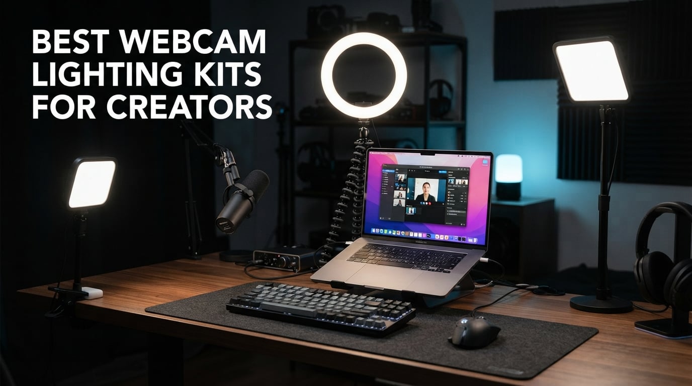 best webcam lighting kits for creators