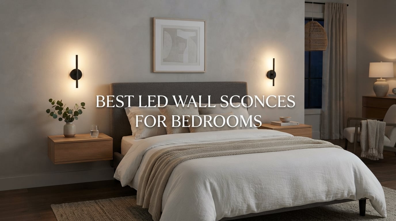 best led wall sconces for bedrooms