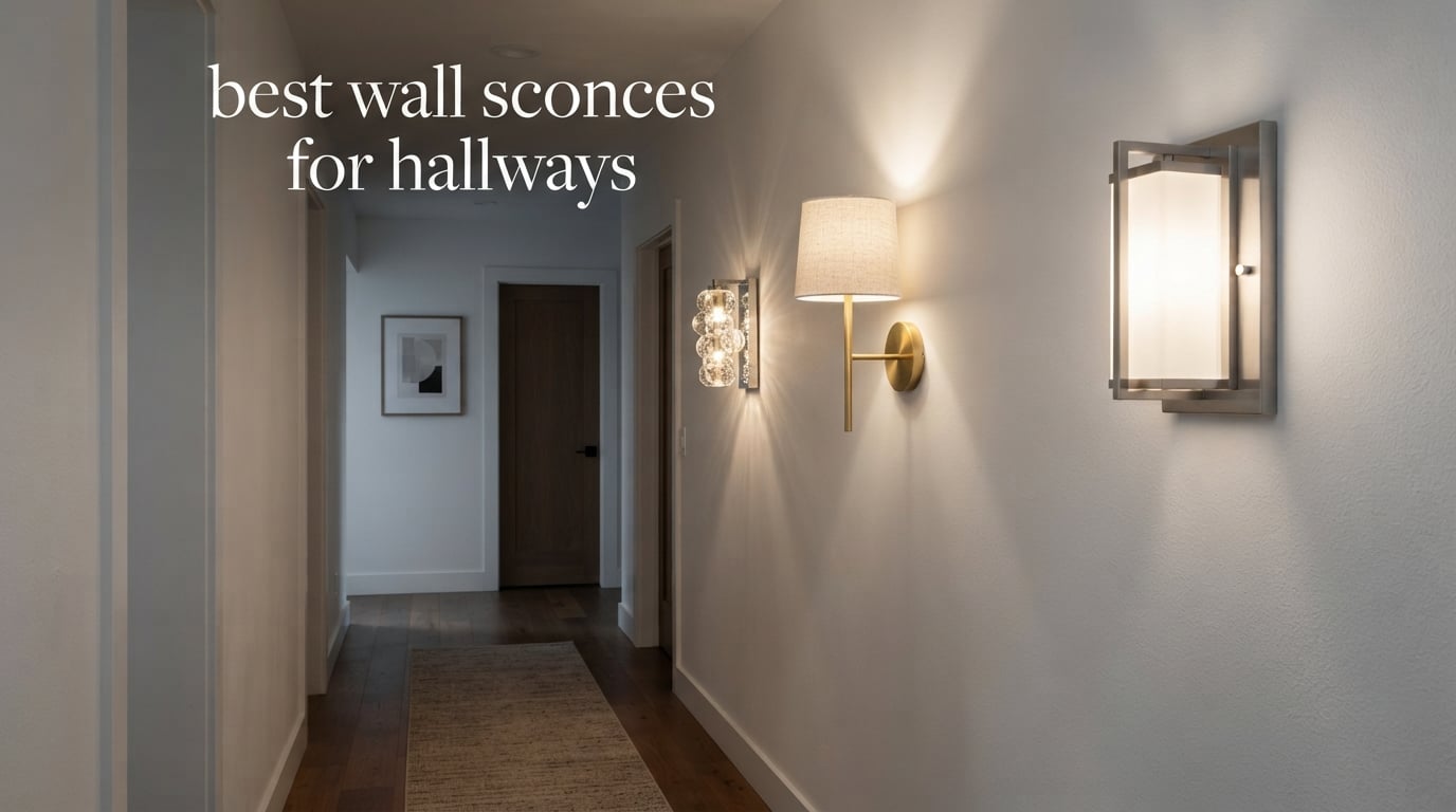 best wall sconces for hallways