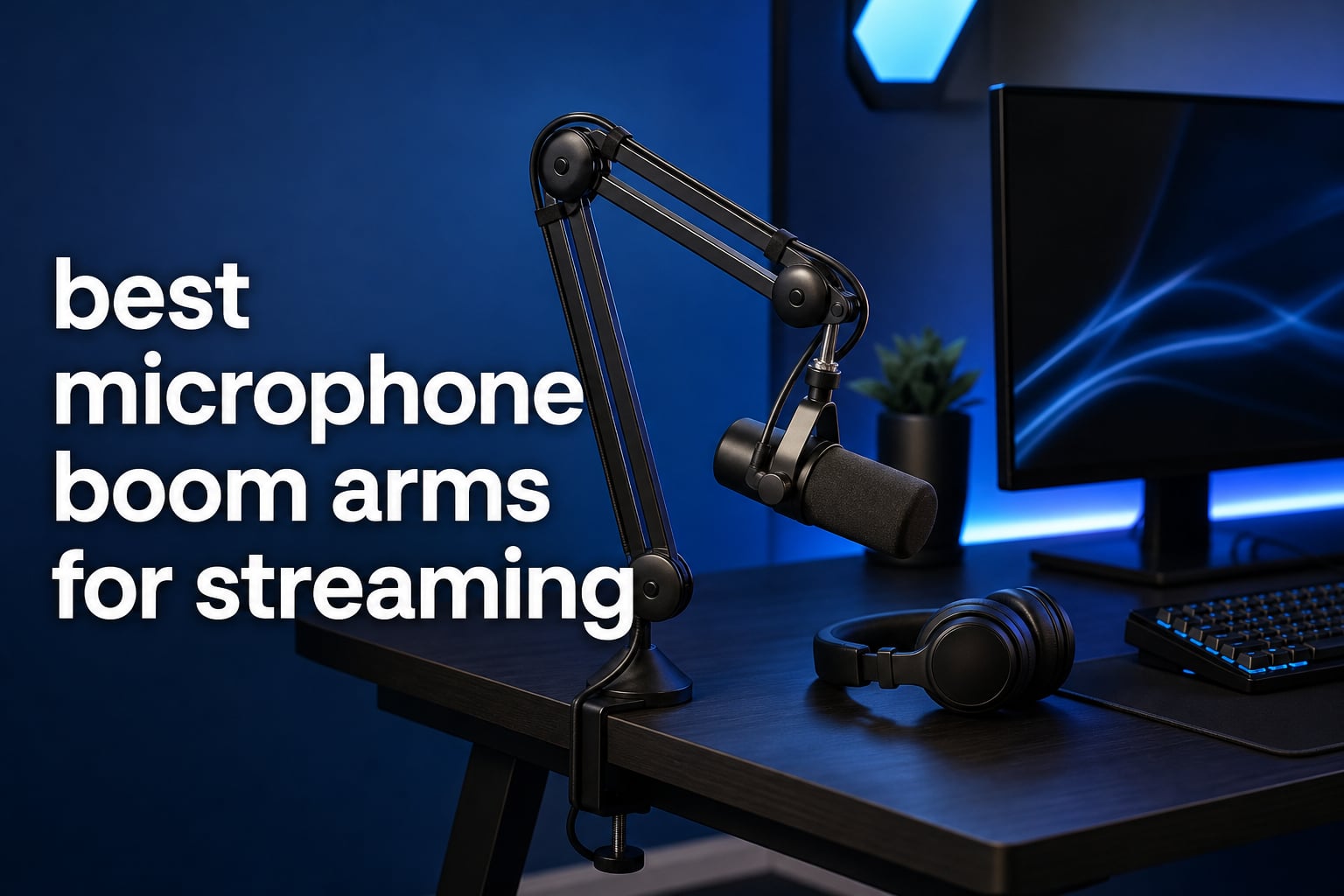 best microphone boom arms for streaming