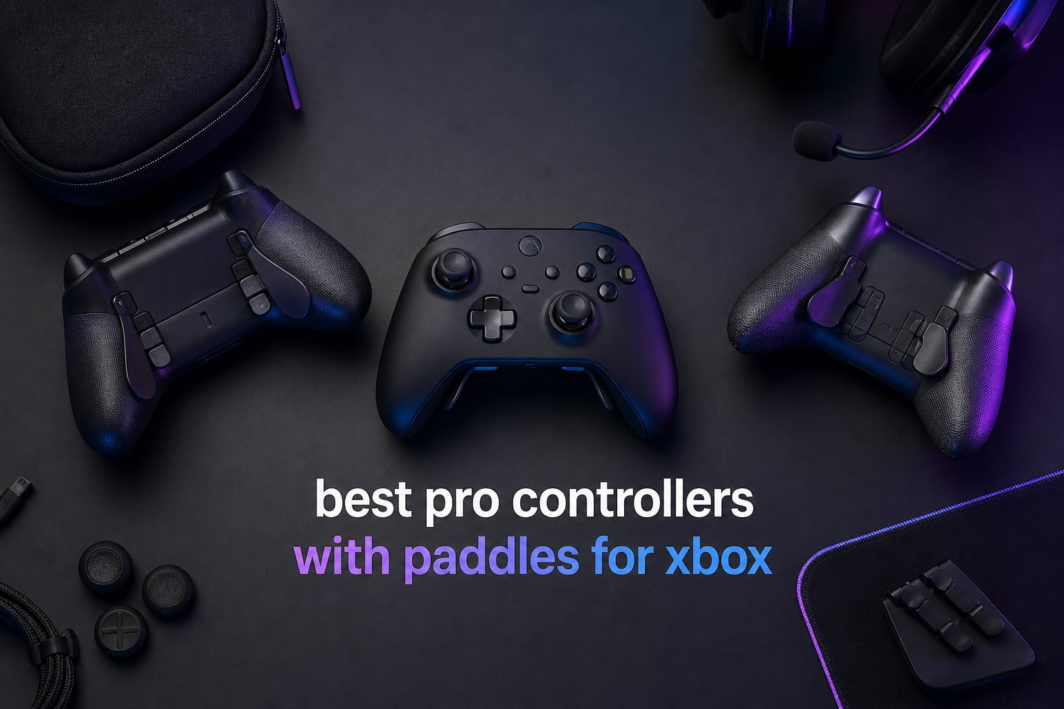 best pro controllers with paddles for xbox