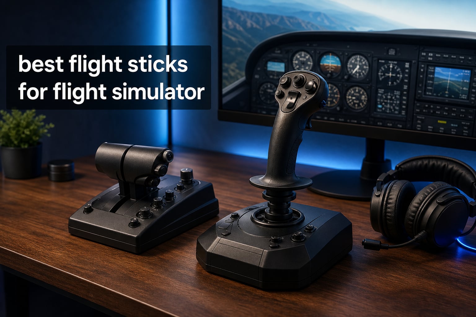 best flight sticks for flight simulator