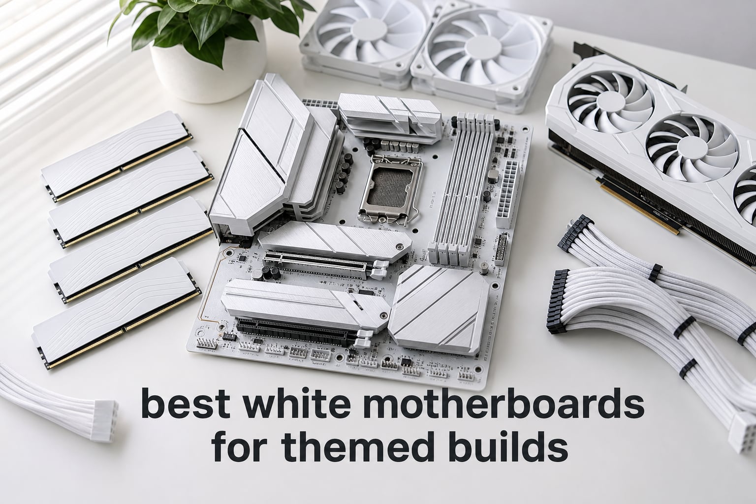 best white motherboards for themed builds