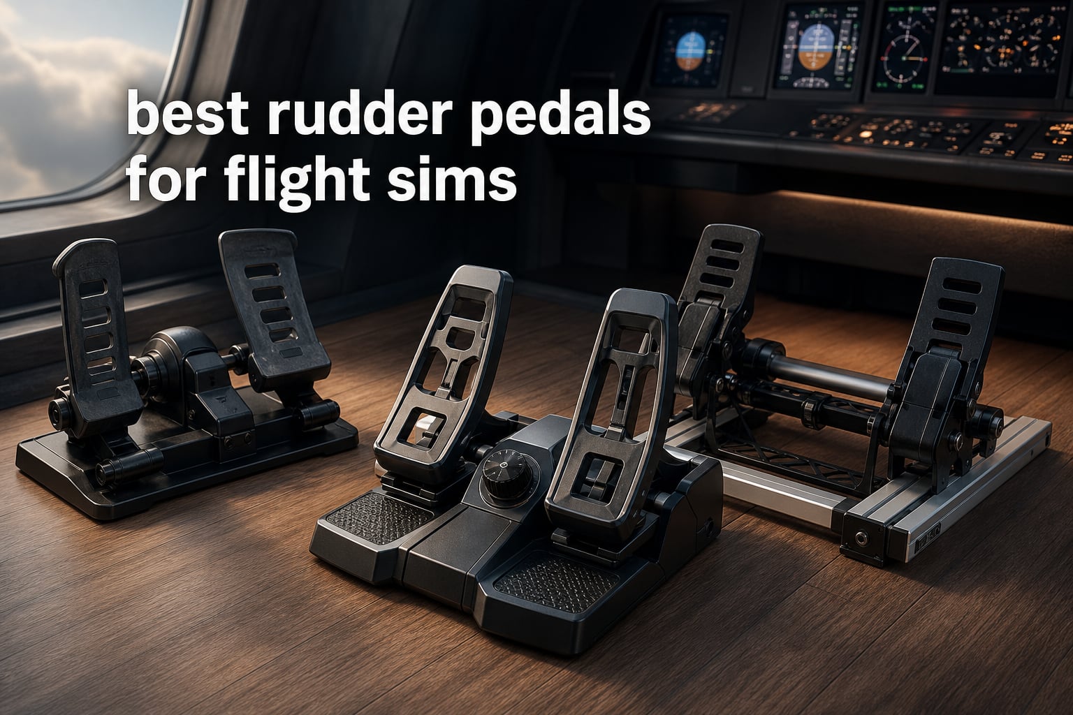 best rudder pedals for flight sims