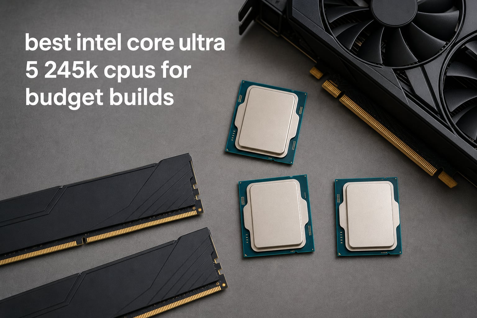 best intel core ultra 5 245k cpus for budget builds