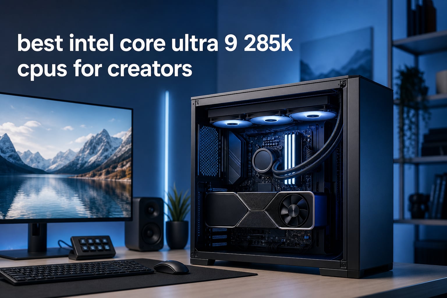 best intel core ultra 9 285k cpus for creators