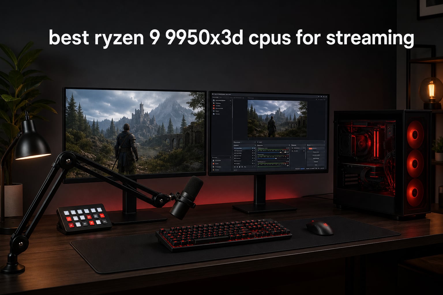 best ryzen 9 9950x3d cpus for streaming