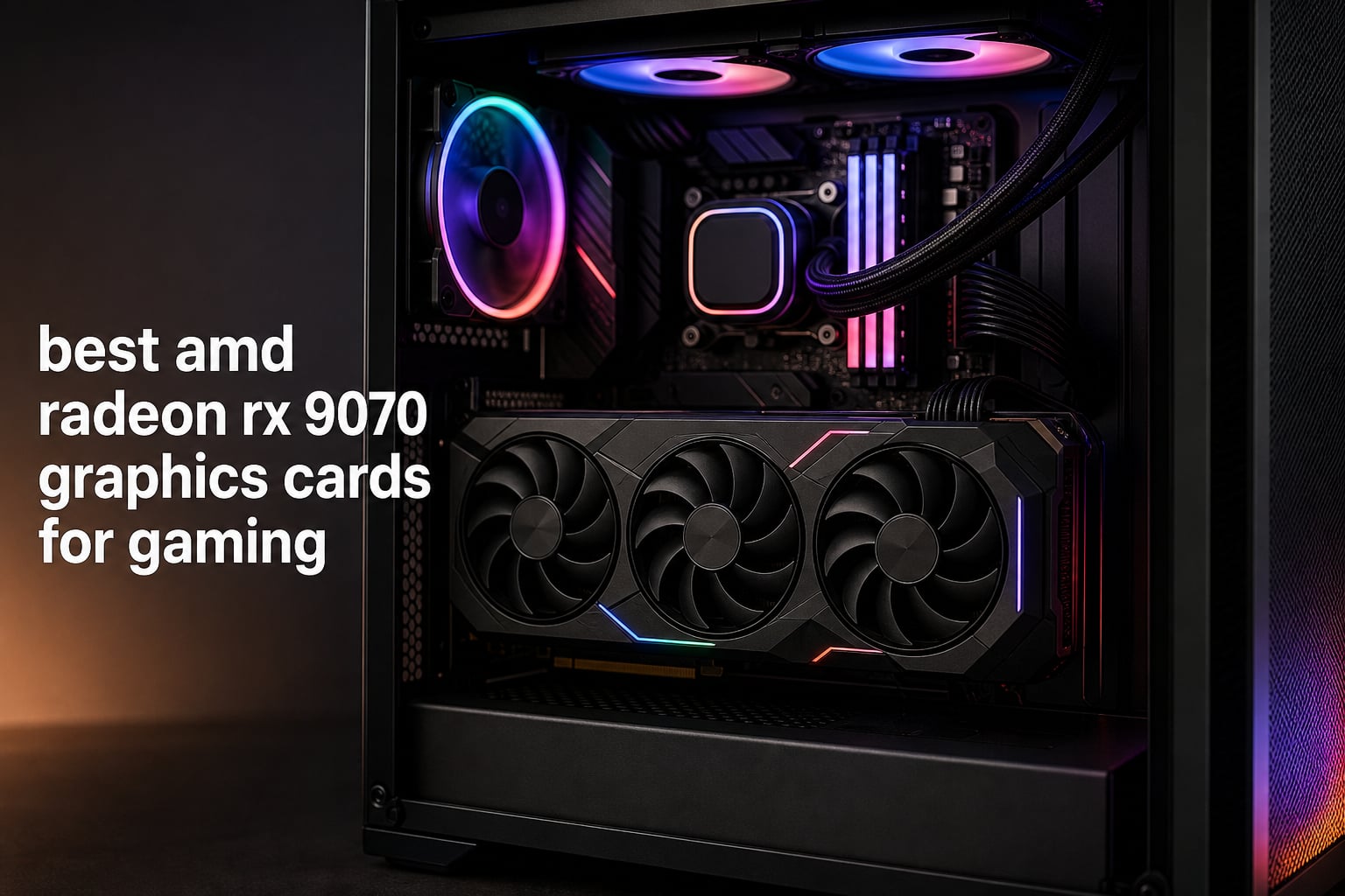 best amd radeon rx 9070 graphics cards for gaming