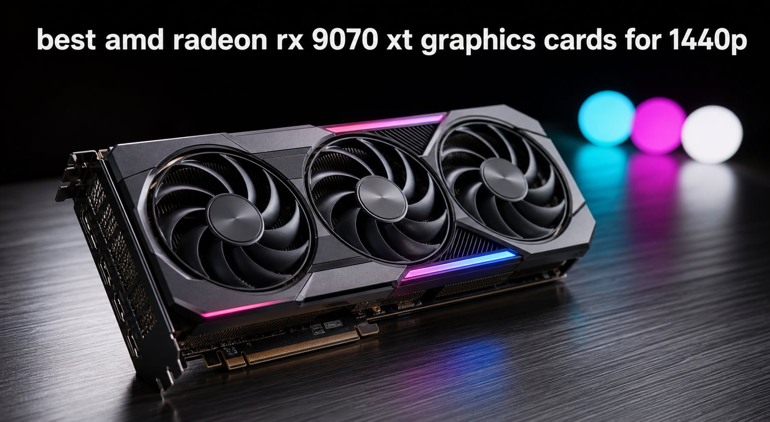 best amd radeon rx 9070 xt graphics cards for 1440p