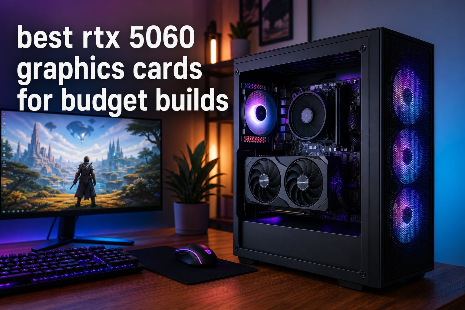 best rtx 5060 graphics cards for budget builds