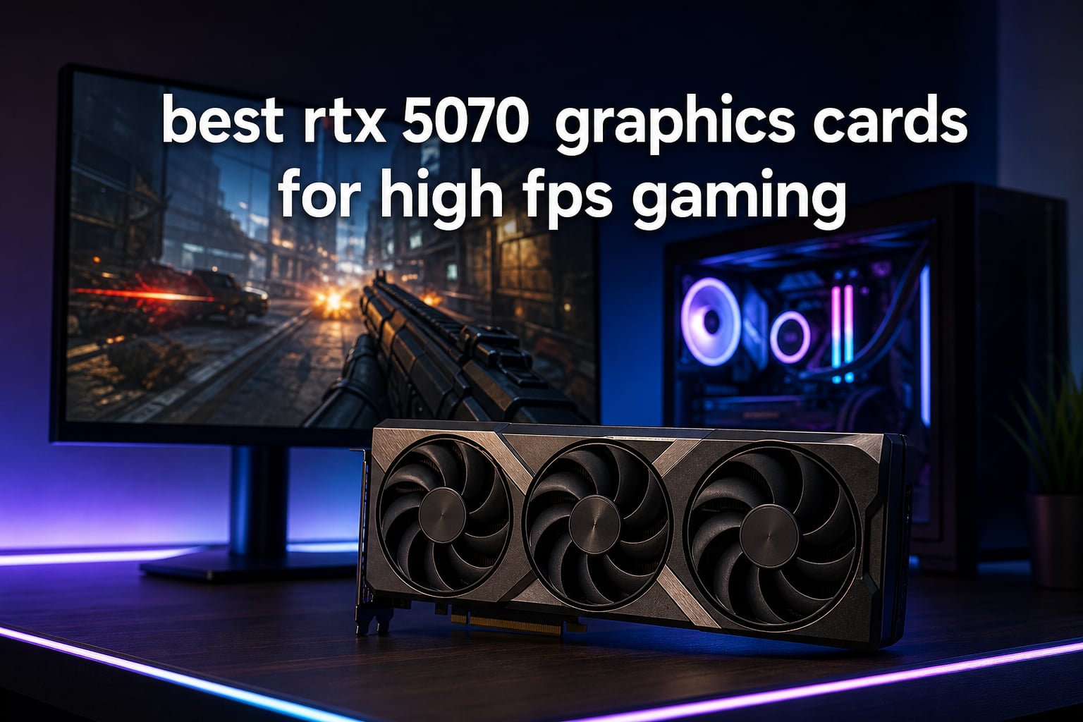 best rtx 5070 graphics cards for high fps gaming