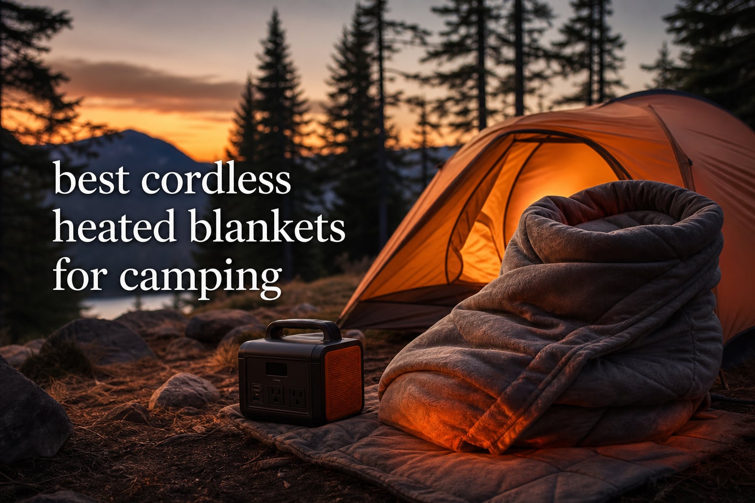 best cordless heated blankets for camping