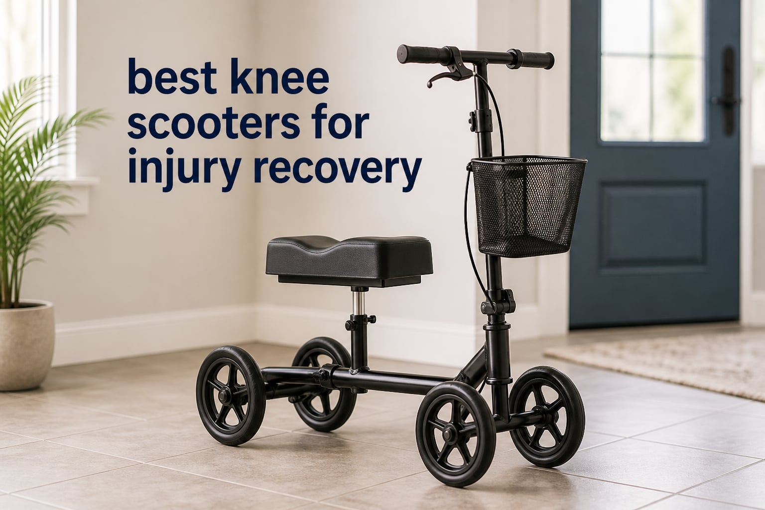 best knee scooters for injury recovery