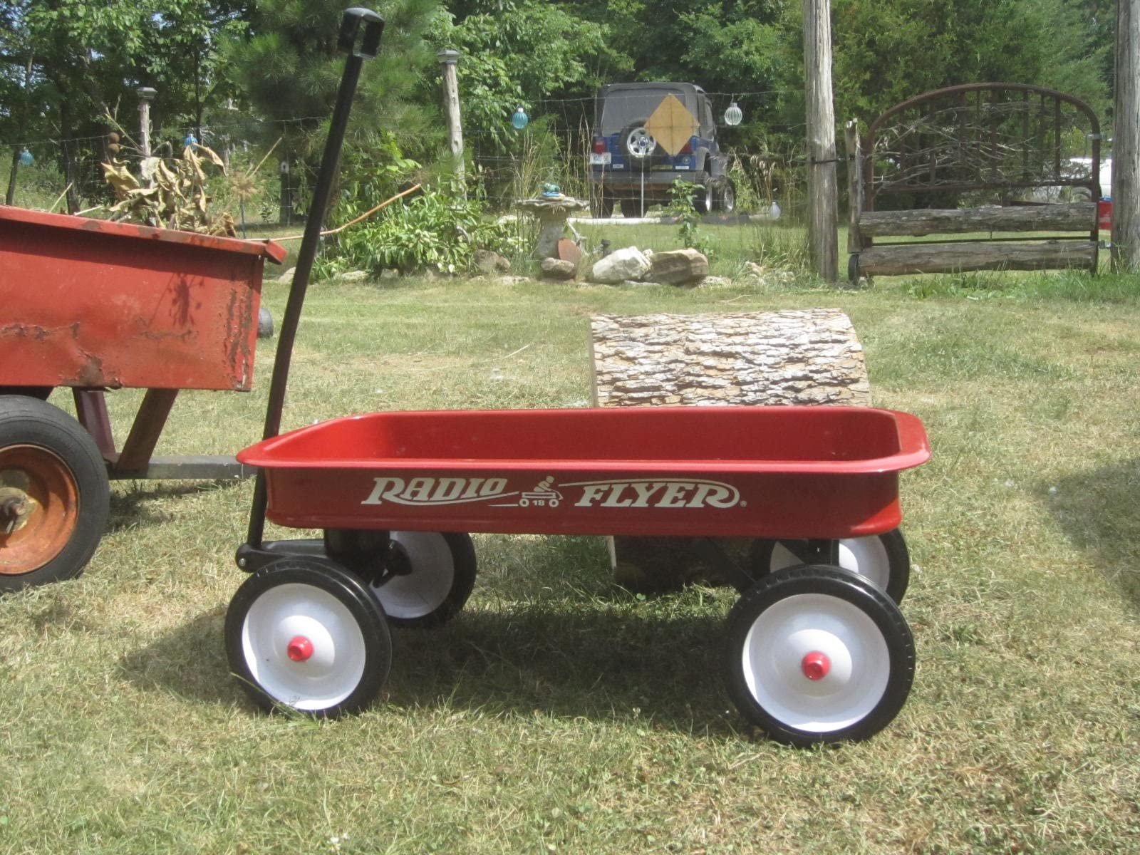 Radio Flyer Classic Red Wagon, for Kids 1.5+, Wagon for Kids or Cargo | All-Steel Body with No-Scratch Edges, 10